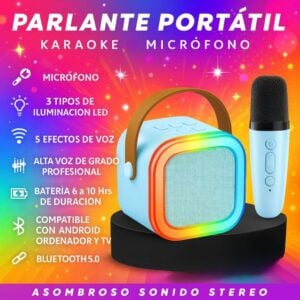 Parlante Karaoke PartyPop