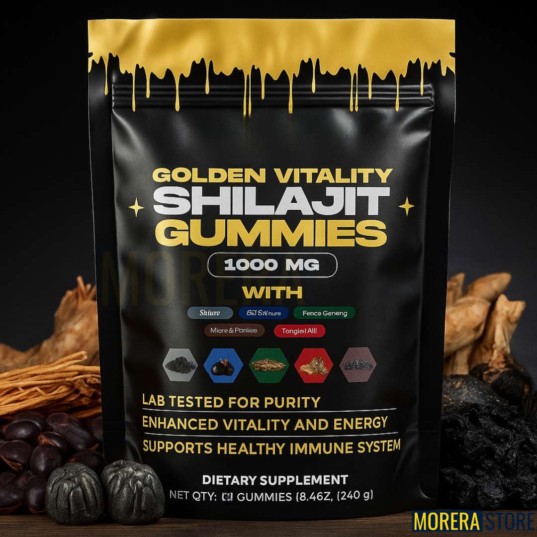 Gomitas Shilajit en su empaque