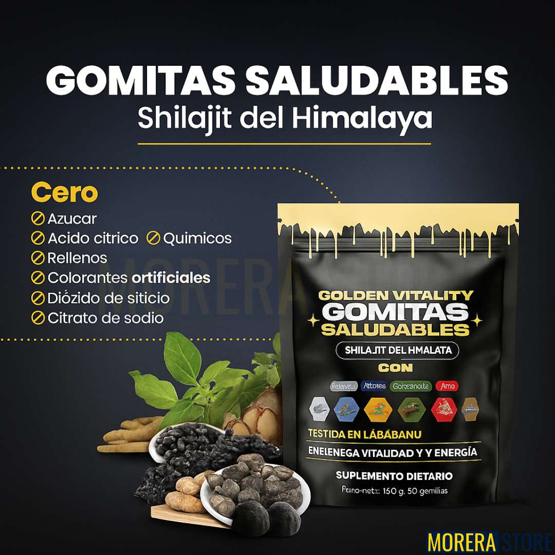 Información nutricional y beneficios de las gomitas
